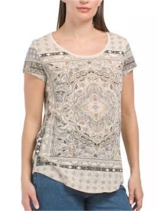 Lucky Brand Tops - Lucky Brand persian carpet tee size medium